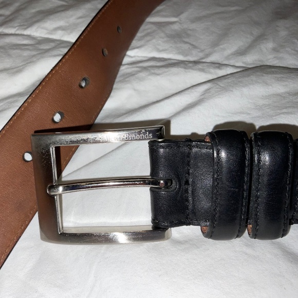Allen Edmonds Black Leather Dress Belt, Size 36 - Picture 1 of 5